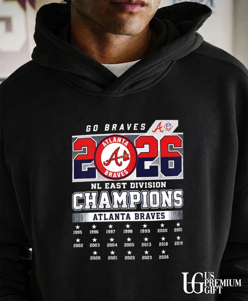 Atlanta Braves NL East Division Champs 2026 Go Braves shirt