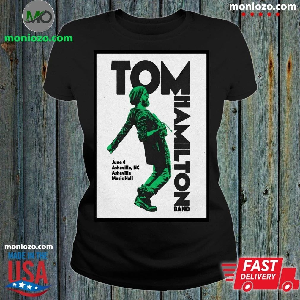 Original Tom Hamilton Jr Jun 4 2026 Asheville Music Hall Tour Poster T-Shirt