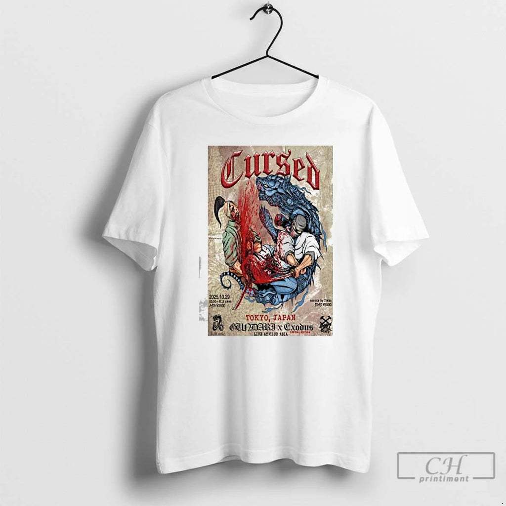 Classic Cursed Tokyo Japan October 29 2025 Concert T Shirts Hoodie Longsleeve