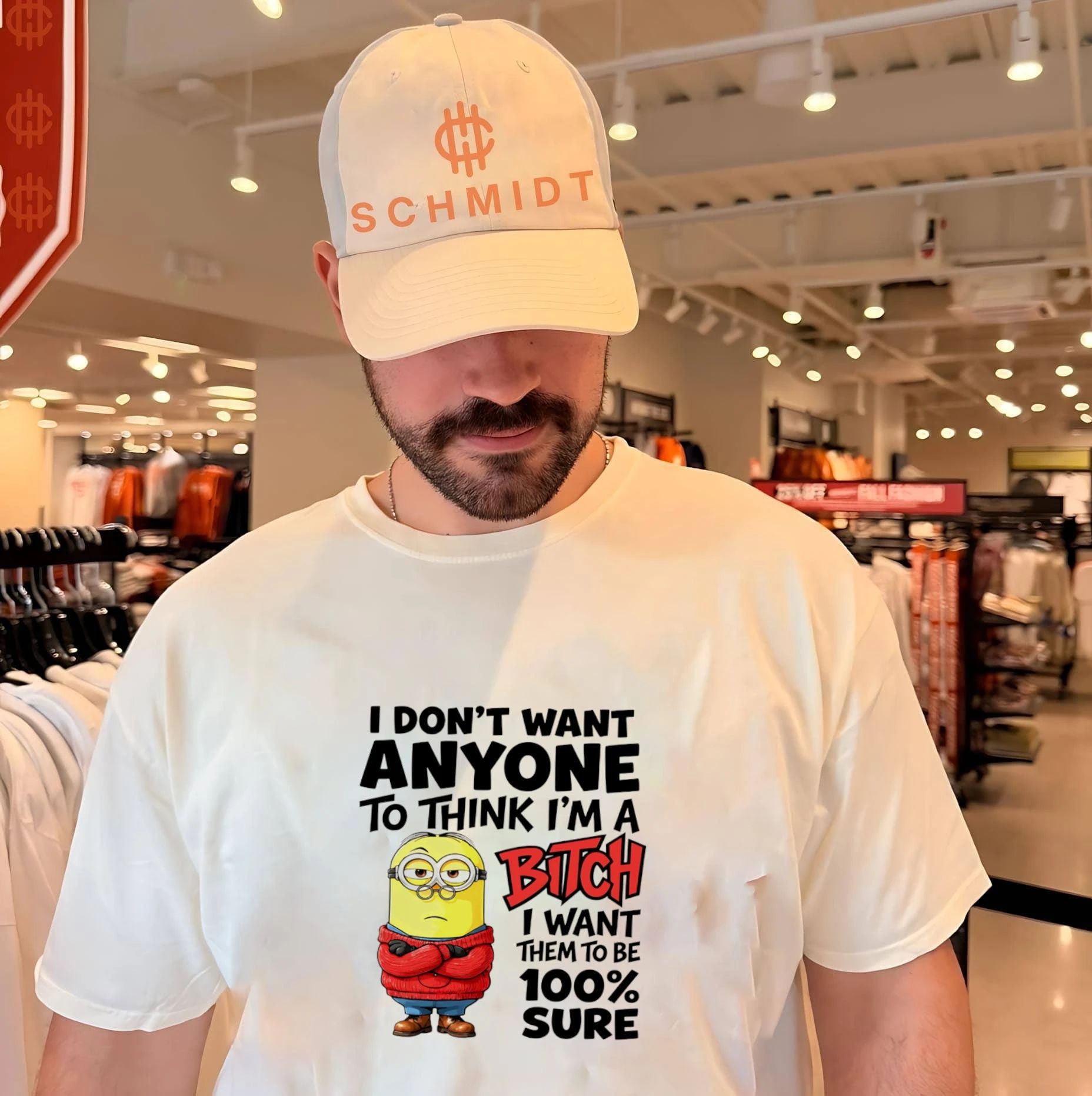 Minion I Don’t Want Anyone to Think I’m a Bitch I Want Them to Be 100% Sure shirt