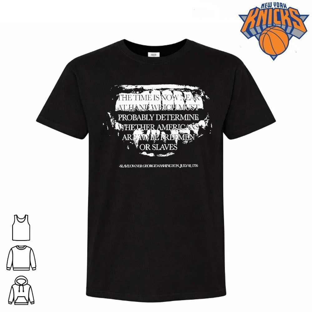 The Time Is Now Near At Hand George Washington Quote Slavery Anti Racism T Shirt