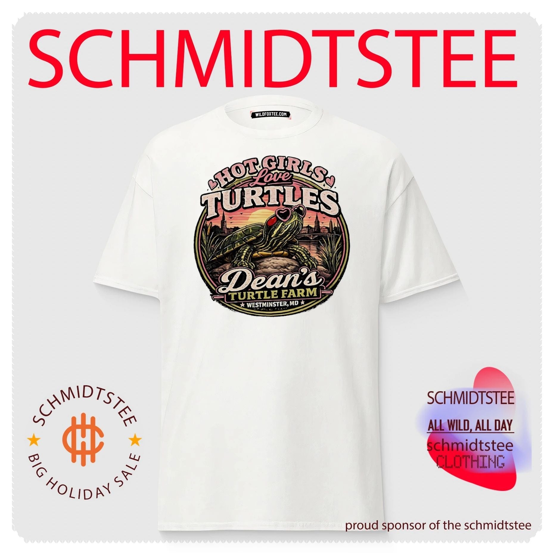 girls love turtles Dean’s turtle farm vintage shirt