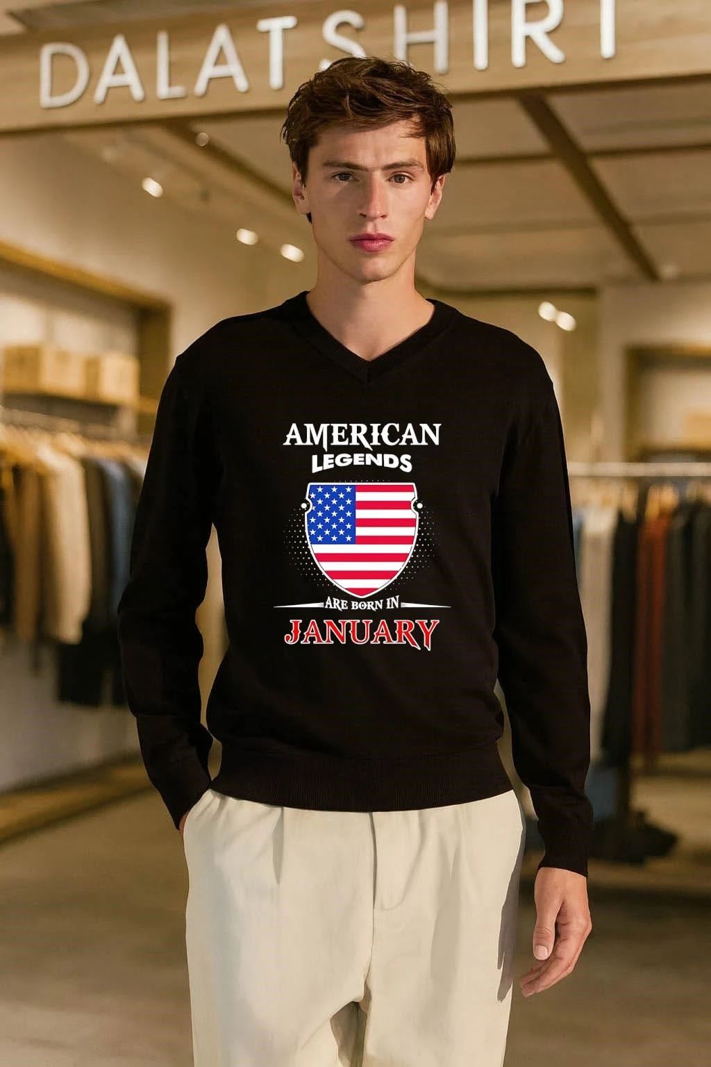 American Legends Are Born In January shirt