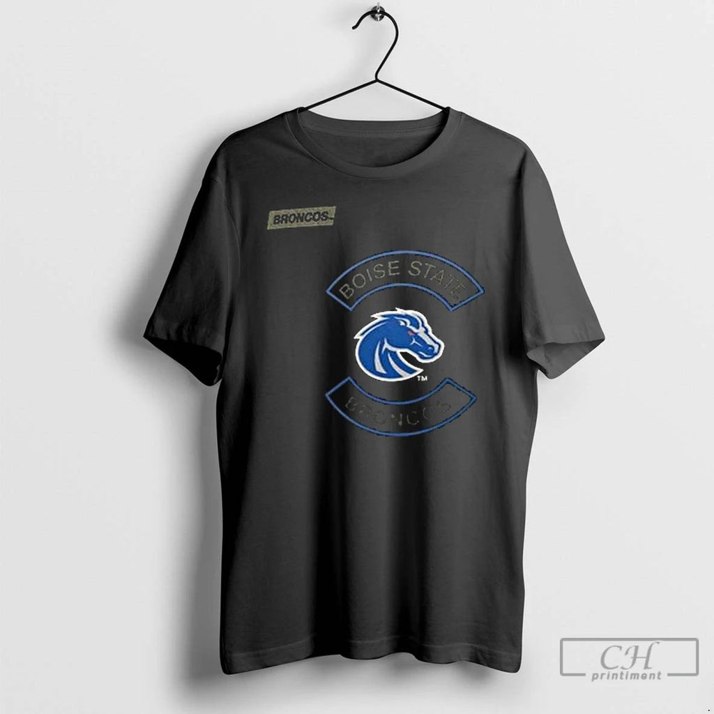 Classic Boise State Broncos 2025 Military Appreciation Long Sleve T Shirts Hoodie Longsleeve