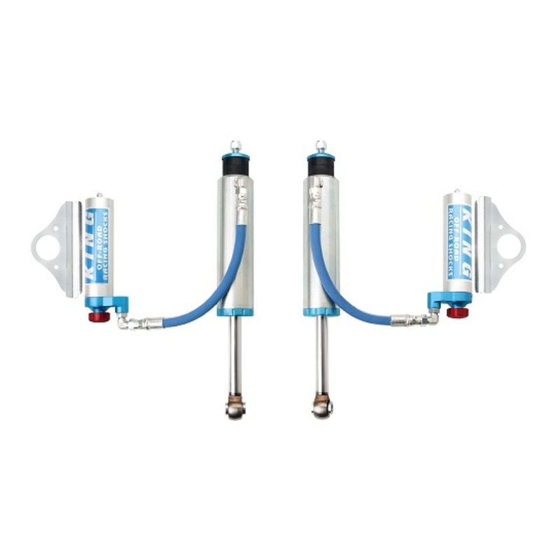 King Shocks 2.5 Performance w/ Remote Reservoir Shocks Front Pair for 2000-2010 GMC Sierra 3500 HD 4WD w/0-2.5″ lift