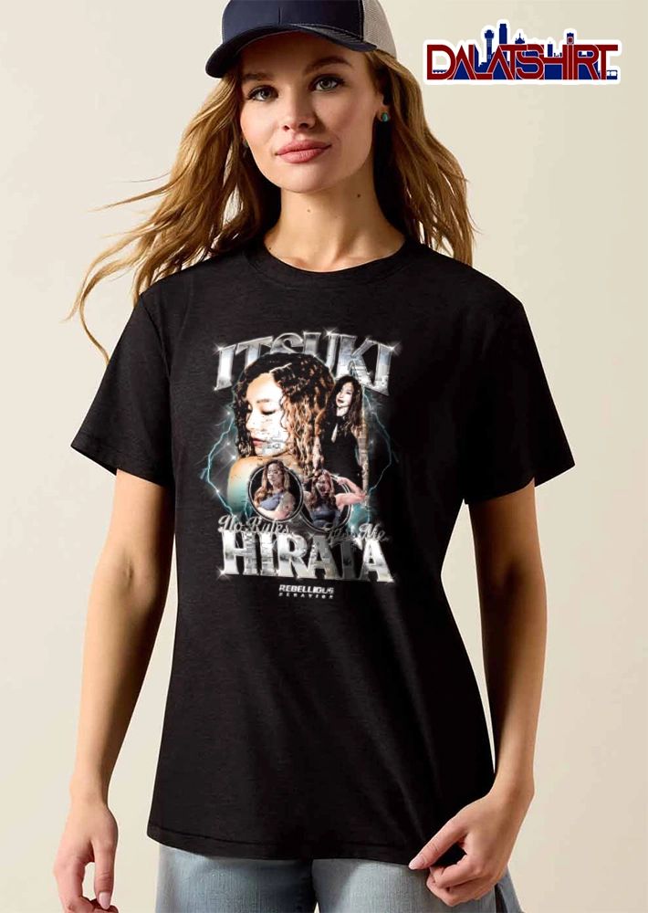 Itsuki Hirata No Rules Just Me woman curly hair lightning background shirt