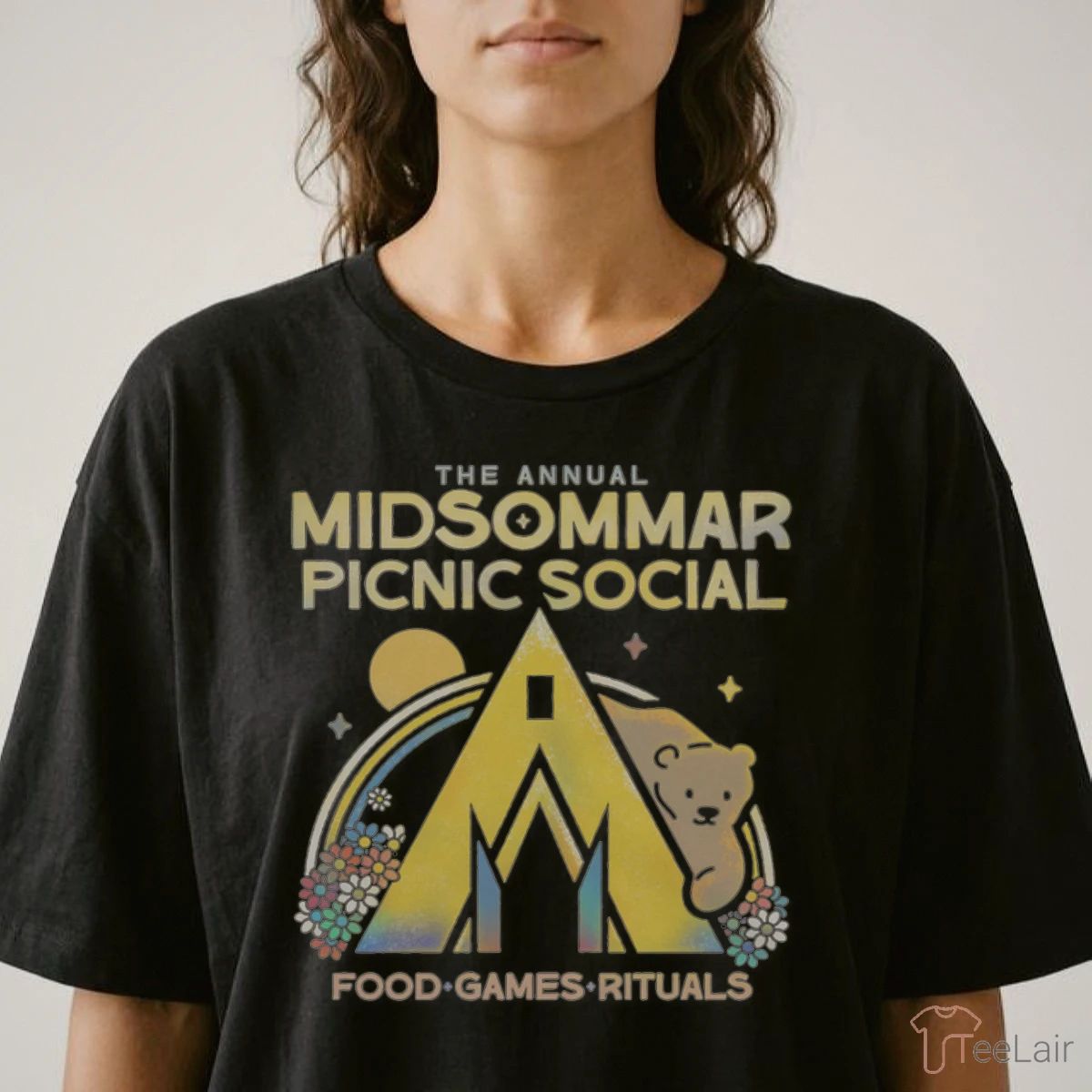 The Annual Midsommar Picnic Social Limited Edition Drop Men’S Relaxed Fit Tee Shirt