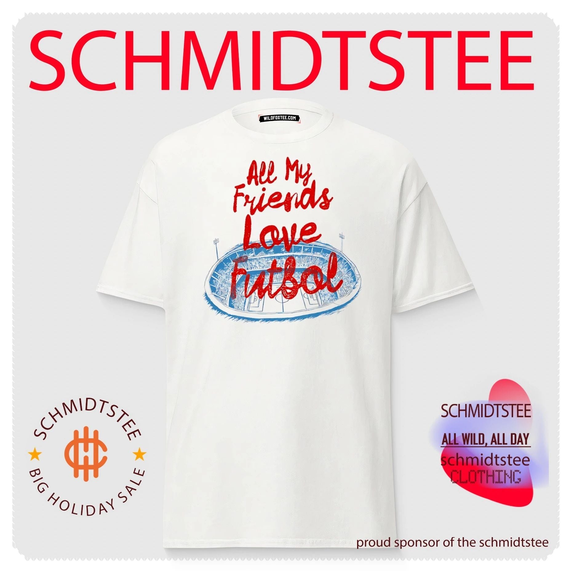 All my friends love fulbol soccer stadium graphic shirt
