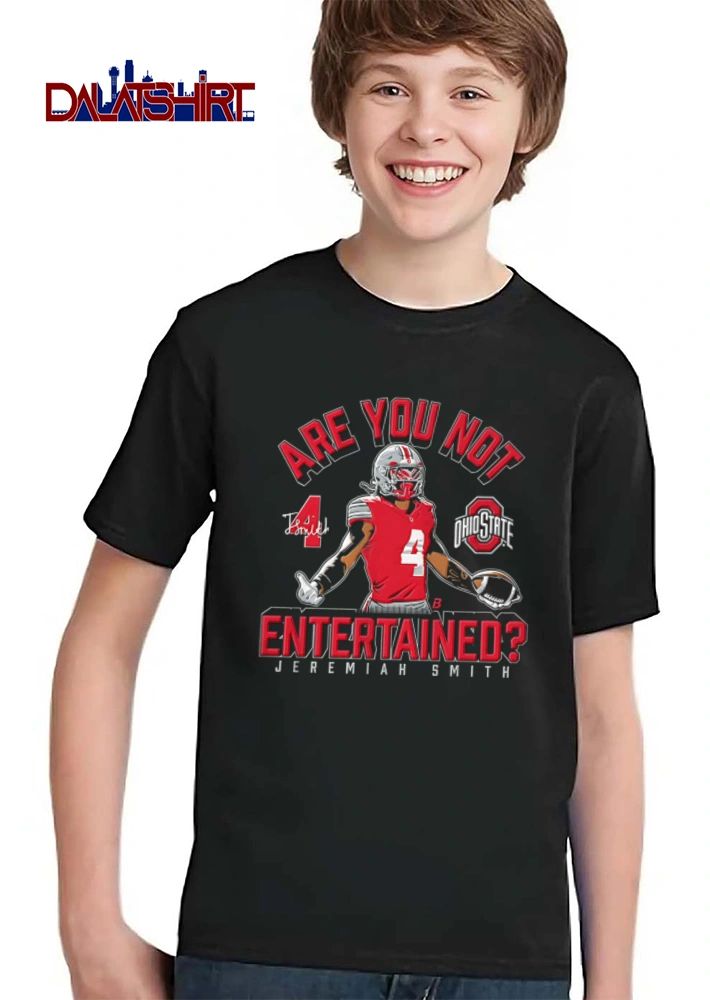 Ohio State Jeremiah Smith J Smith Are You Not Entertained shirt