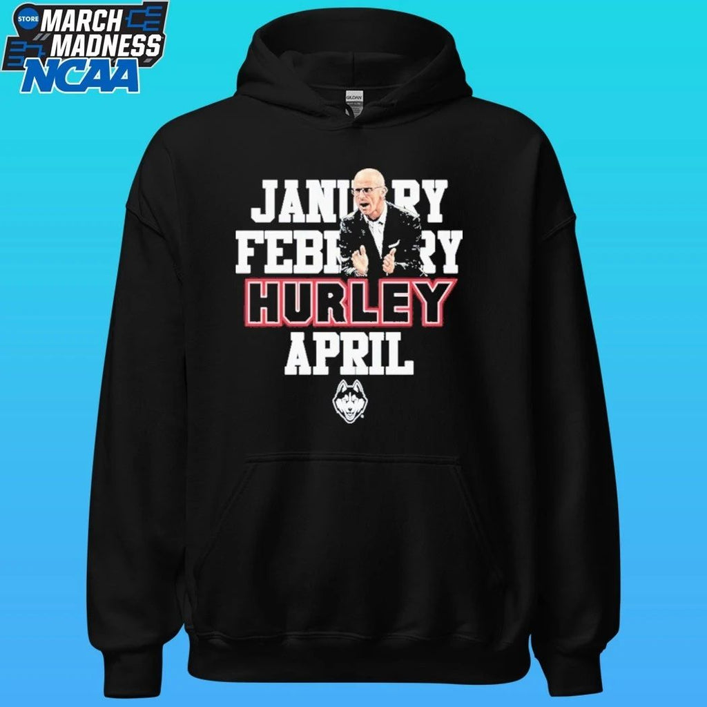 January February Hurley April UConn Huskies Basketball Shirt
