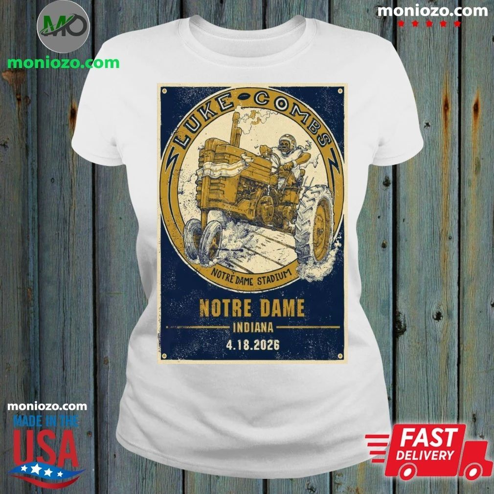 Luke Combs Notre Dame Stadium, South Bend IN April 18 2026 Poster Shirt