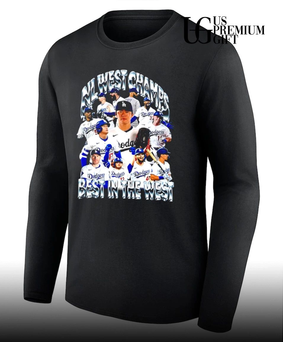 NL West Champs and Best in the West Los Angeles Dodgers baseball 2026 shirt