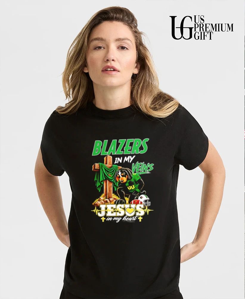UAB Blazers Dog In My Veins Jesus In My Heart Faith Football mascot shirt
