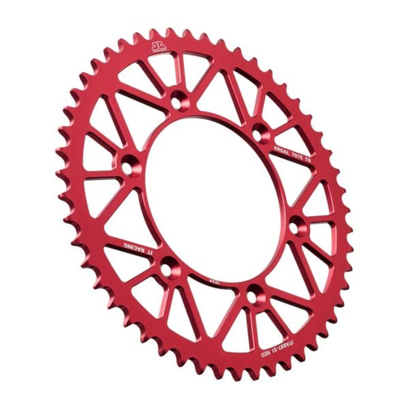 JT 897 Racelite Rear Sprocket (JTA897.51RED)