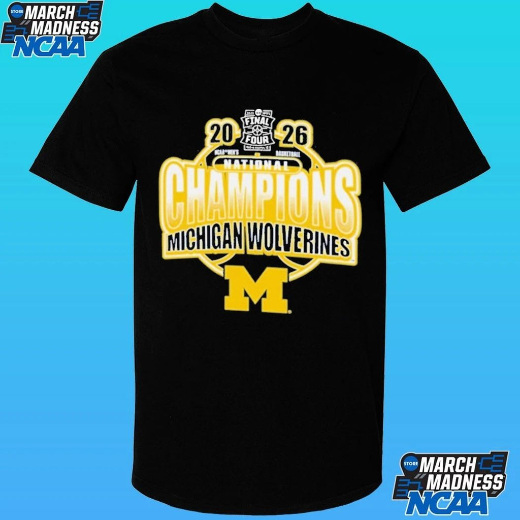 Champion Michigan Wolverines 2026 Men’s Basketball National Champions Shirt
