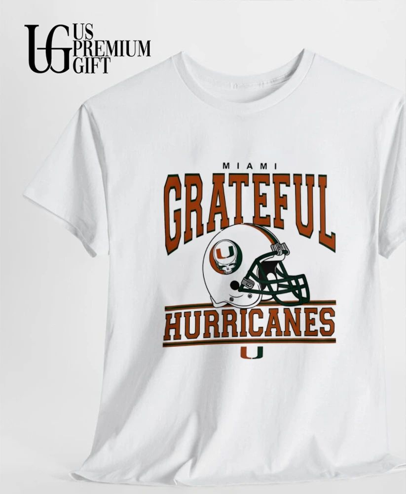 University Of Miami x Grateful Dead Steal Your helmet shirt