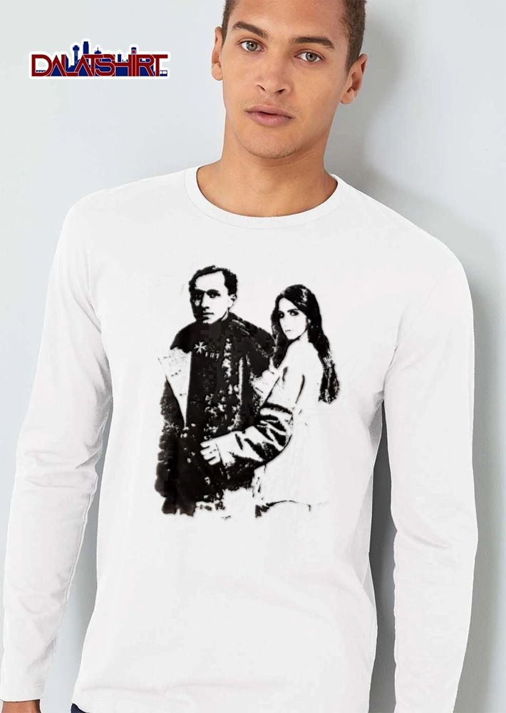 Man and woman standing together shirt