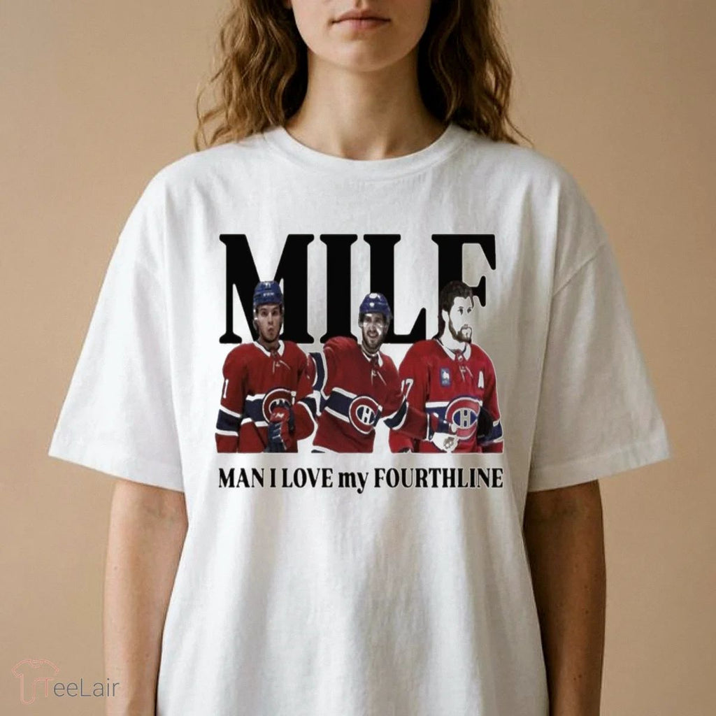 Milf Man I Love My Fourthline Montreal Canadiens Shirt