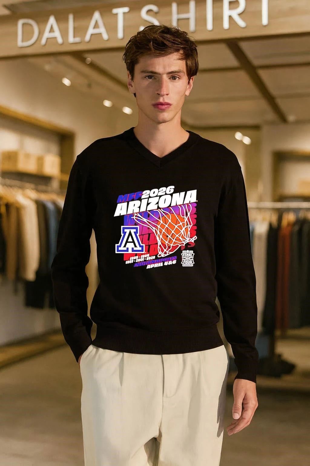 Arizona Wildcats 2026 Men’s Basketball Final Four Bound MFF shirt