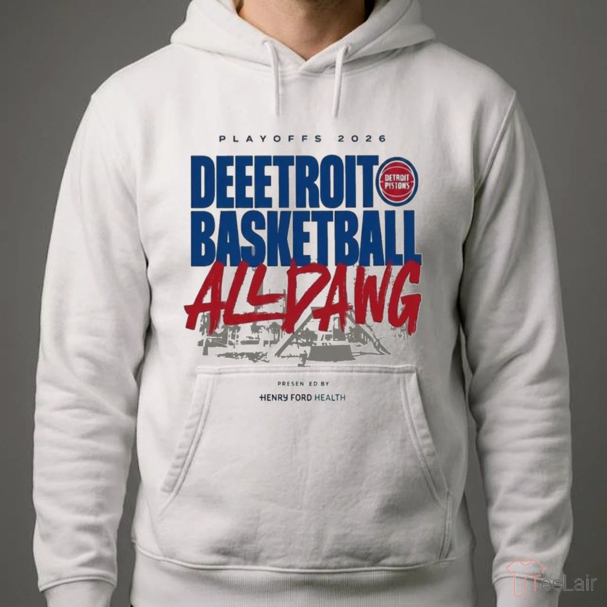 Detroit Pistons 2026 Playoffs Deeetroit Basketball All Dawg Shirt Game 1