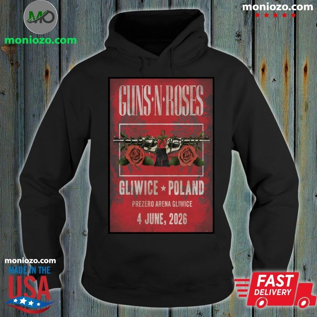 Original Guns N’ Roses In Gliwice Poland On June 4 2026 Poster Shirt