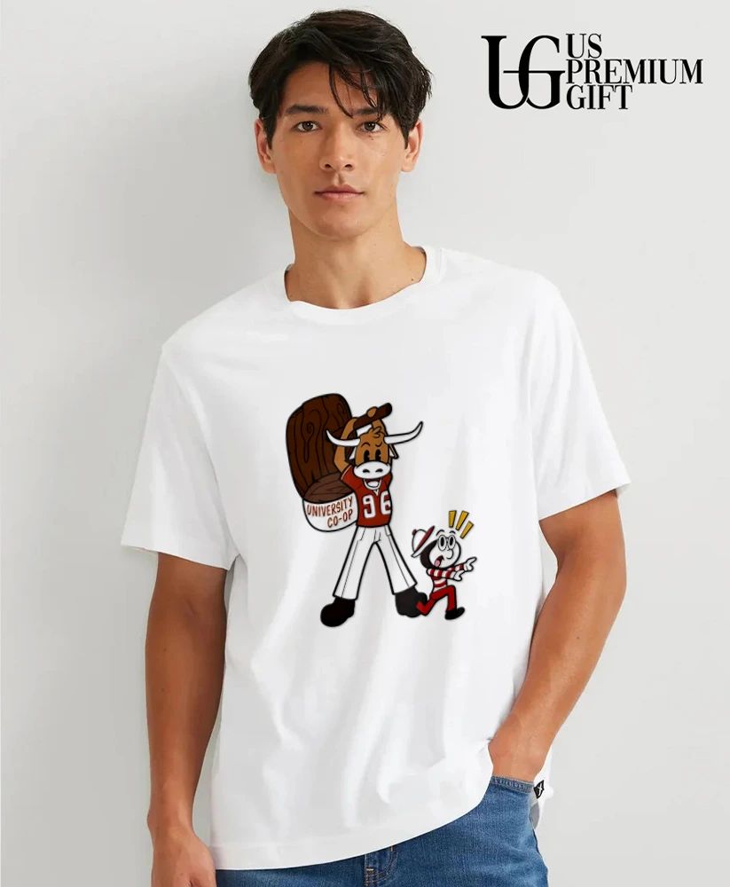 Texas Longhorns Where’s Waldo University Co-op mascot shirt