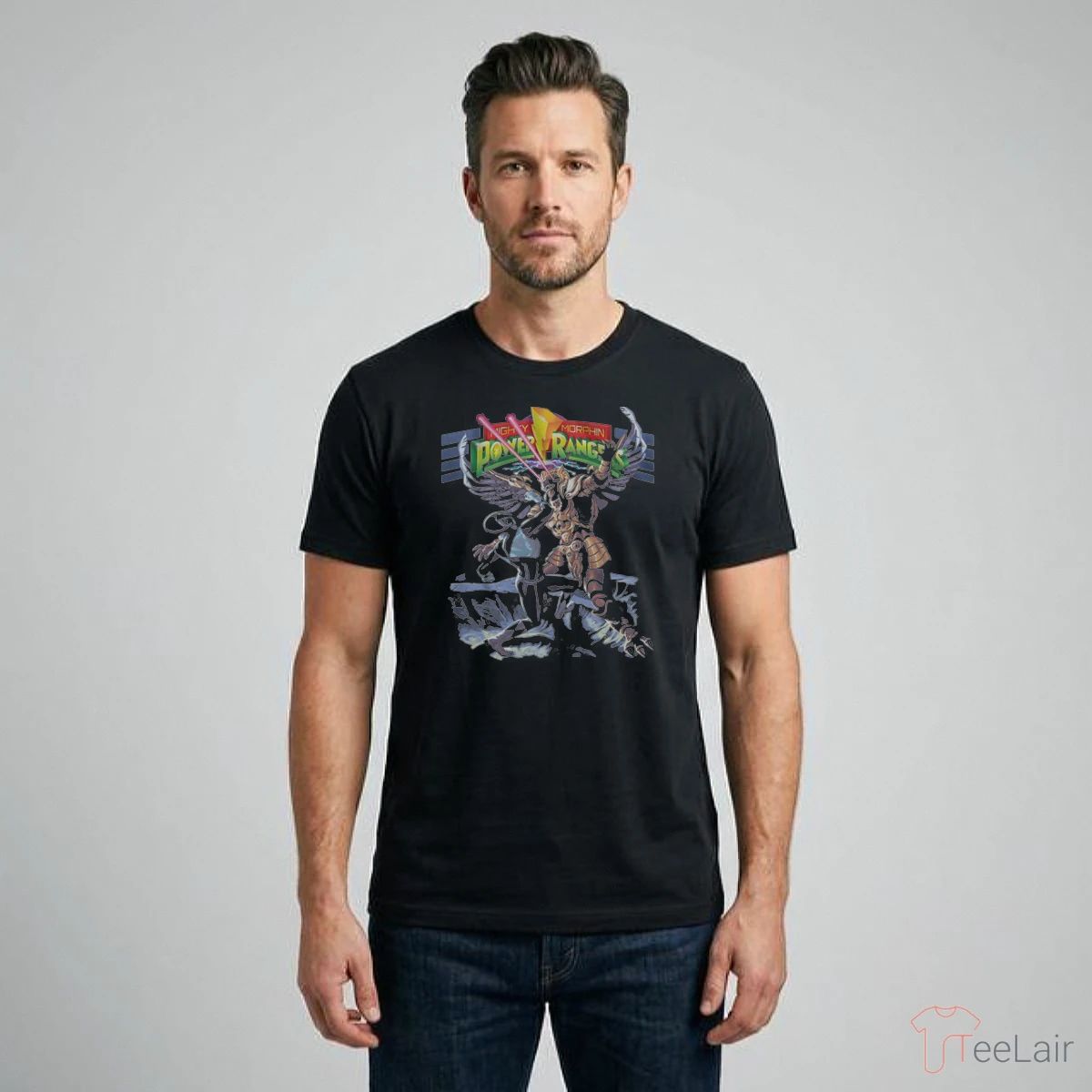 Mammoth Battle Mighty Morphin Power Rangers T-Shirt