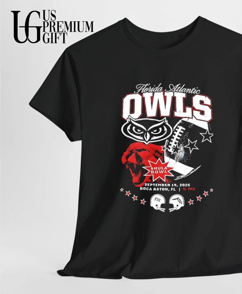 Florida Atlantic Owls vs FIU Shula Bowl September 19 2026 Boca Raton shirt
