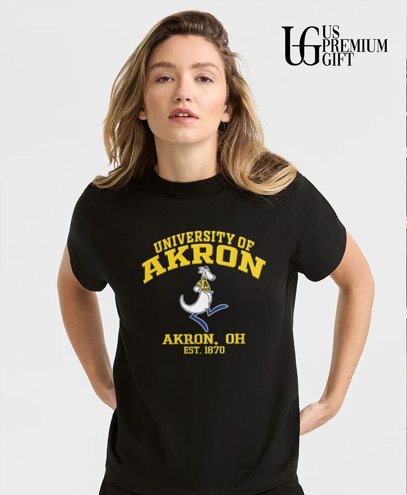 University Of Akron Zips Akron OH Est 1870 mascot shirt