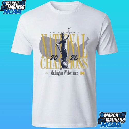 2026 Men’s Basketball Michigan Wolverines National Champions Shirt