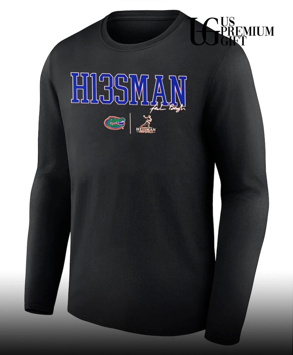 H13SMAN Jadan Baugh Florida Gators football Heisman Hopeful shirt
