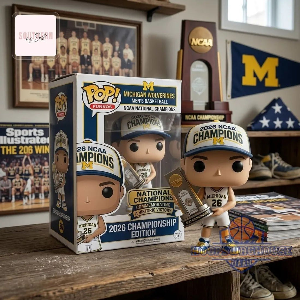 Michigan Wolverines 2026 NCAA Champions Pop Figure Doll