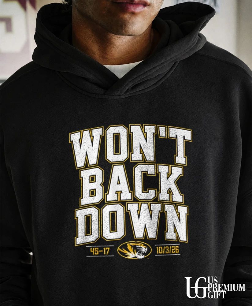 Won’t Back Down Missouri Tigers football 2026 shirt