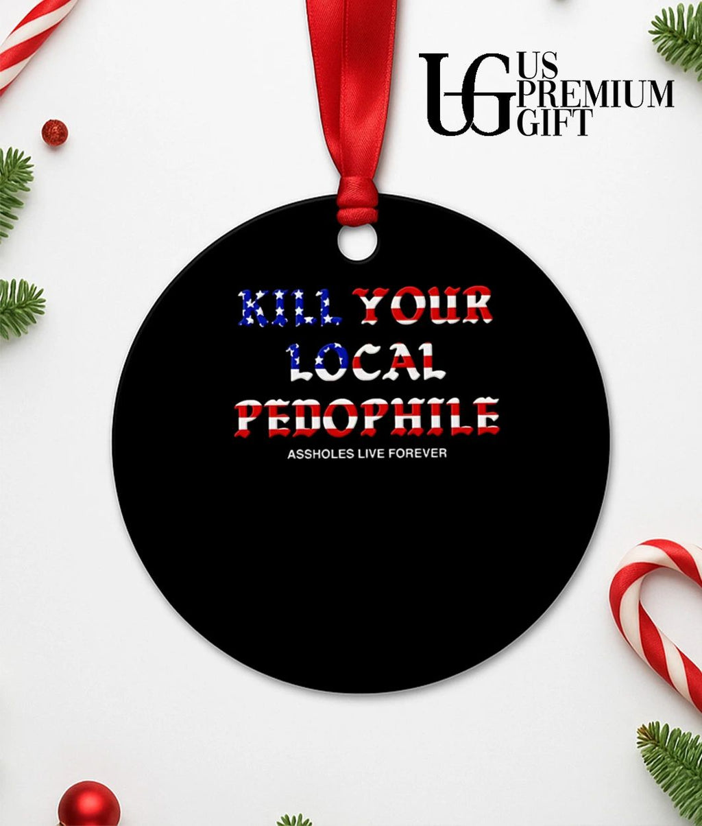 Kill Your Local Pedophile American flag shirt