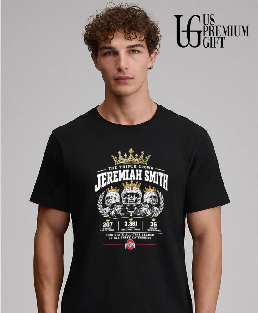 The Triple Crown Jeremiah Smith Ohio State All Time Leader 2026 shirt