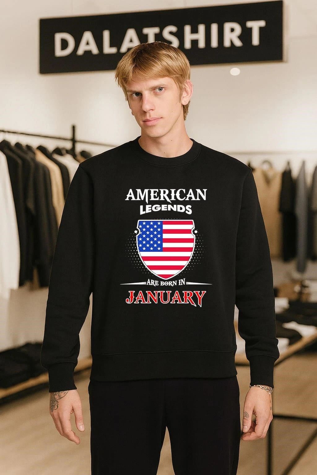 American Legends Are Born In January shirt