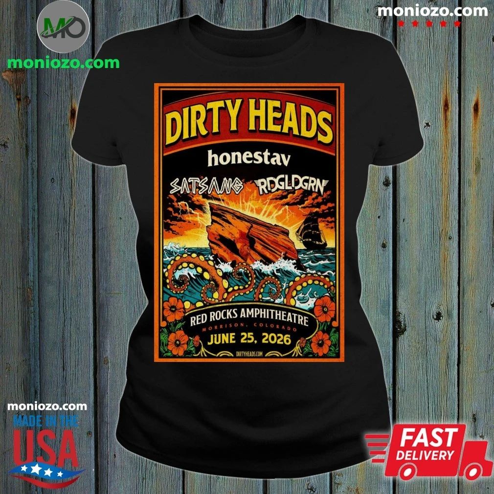 Original Dirty Heads Morrison, Red Rocks Park and Amphitheatre, June 25, 2026 Poster Shirt