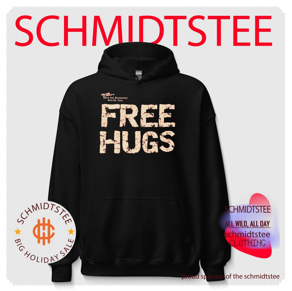 Randy and Lisa Save Inn Restaurant Kerrville Texas free hugs shirt