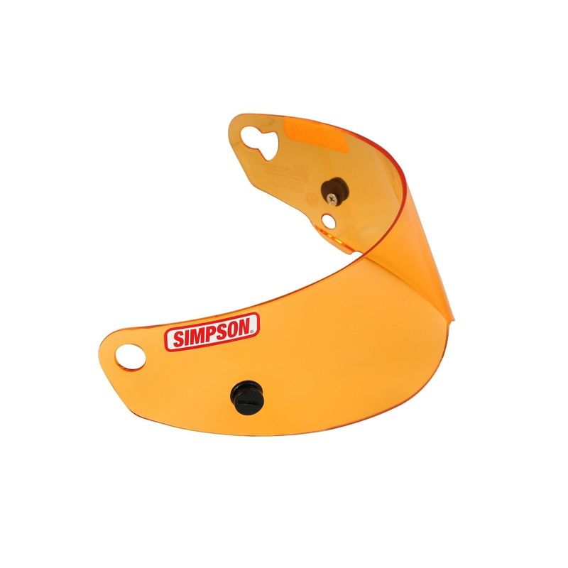 Simpson Racing Helmet Replacement Shields – Amber – Bandit, Super