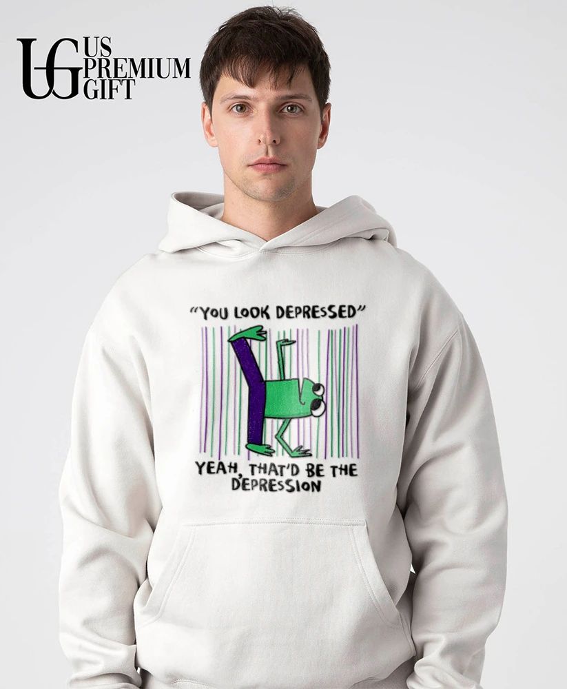 Frog breakdance you look depressed shirt