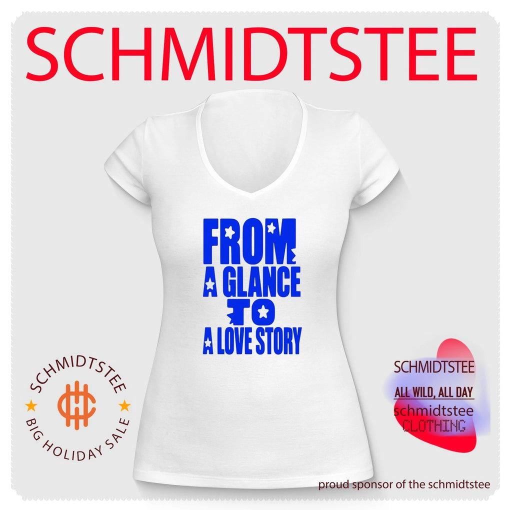 From a Glance to a Love Story romance relationship shirt