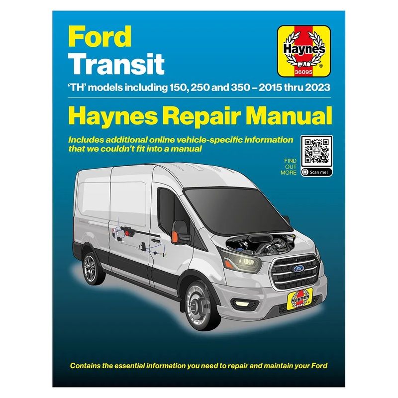 Ford Transit 150, 250 and 350 (2015 – 2023) Haynes Repair Manual