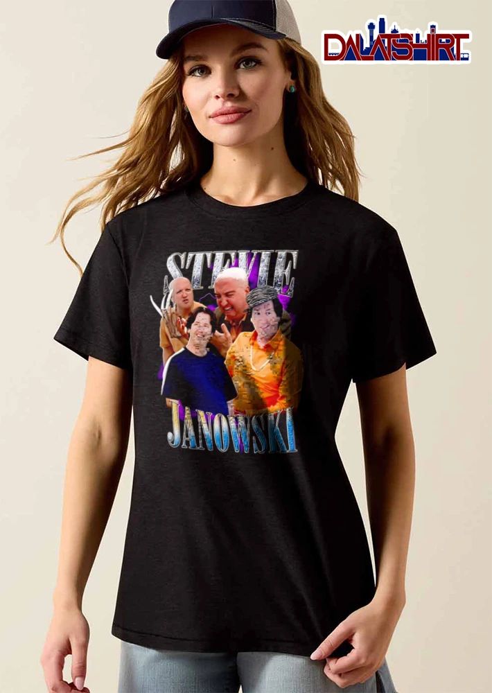 Stevie Janowski three men smiling portrait style shirt