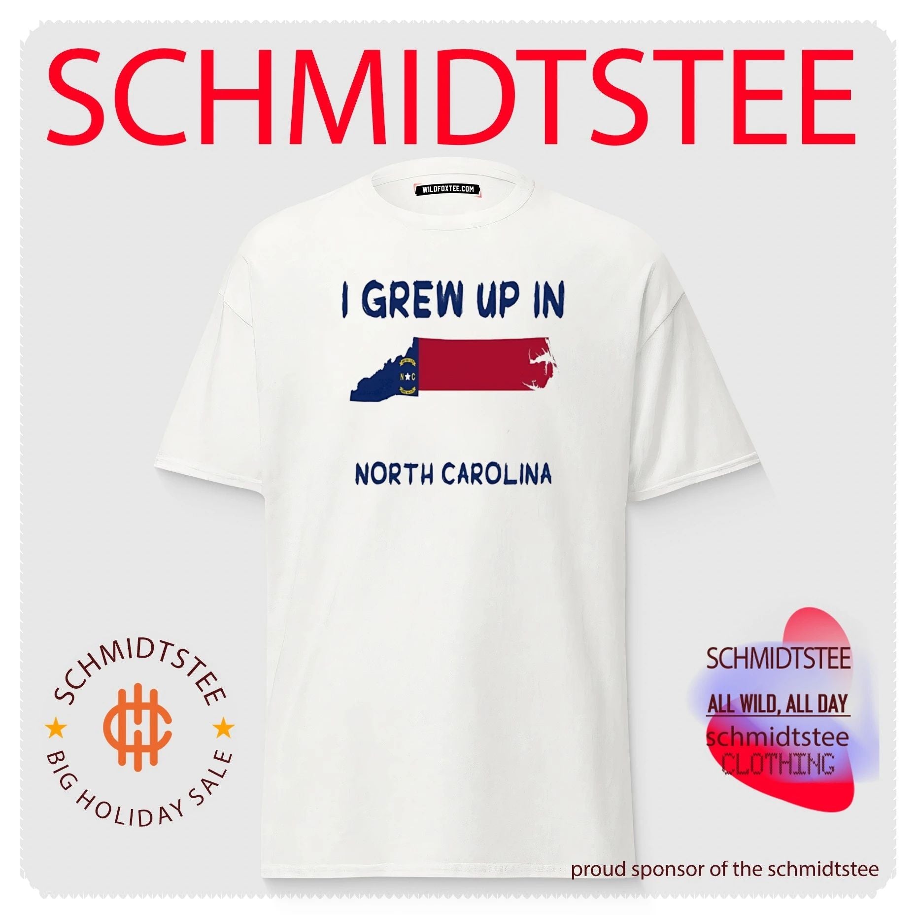 I Grew Up in North Carolina NC State Southern Roots shirt