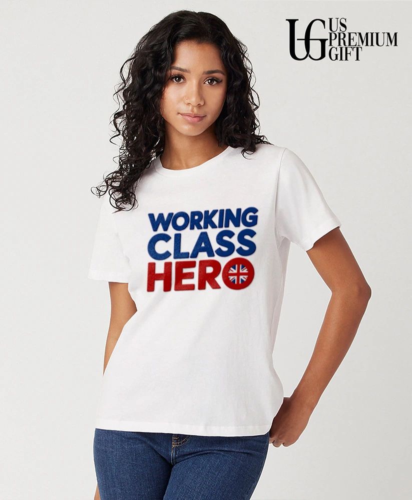 Working Class Hero British Flag Union Jack shirt