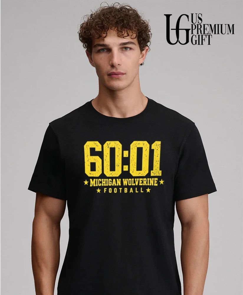 60.01 Michigan Wolverine Football shirt