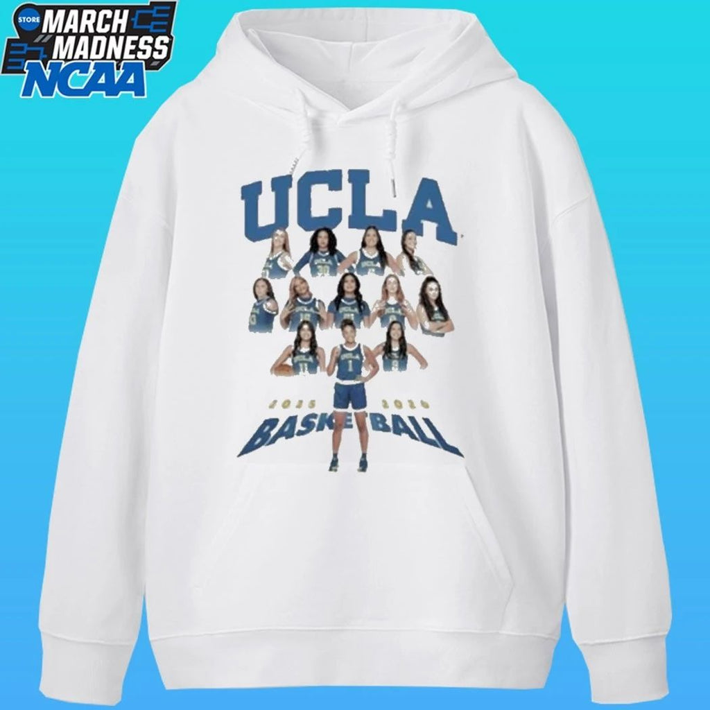 Coach Daniels Ucla Women’s Basketball 2025 2026 Team Collage Shirt