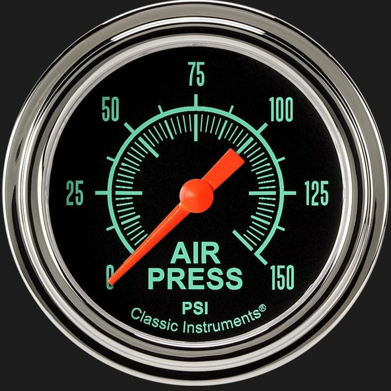 Classic Instruments G/Stock 2 5/8″ Air Pressure Gauge – Full Sweep