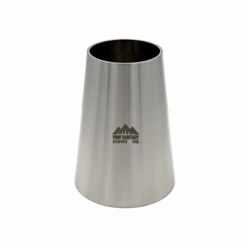 8.000″ x 4.000″ 12ga Butt-Weld Concentric Reducer – (31W) – Polished OD/ID – 316L Stainless