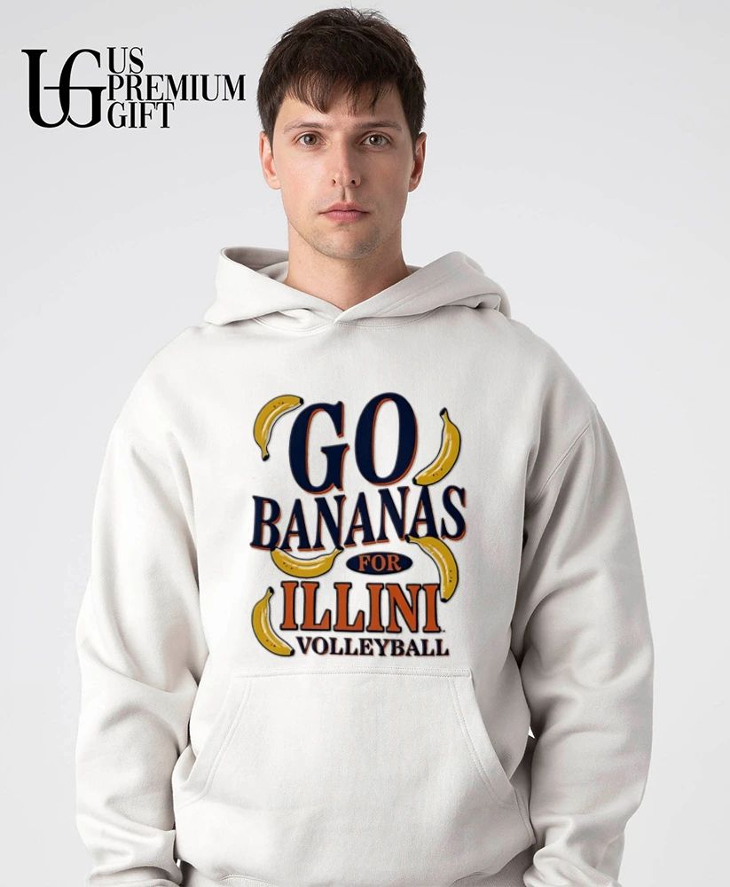 Illinois Fighting Illini NCAA Go Bananas For Illini Volleyball shirt